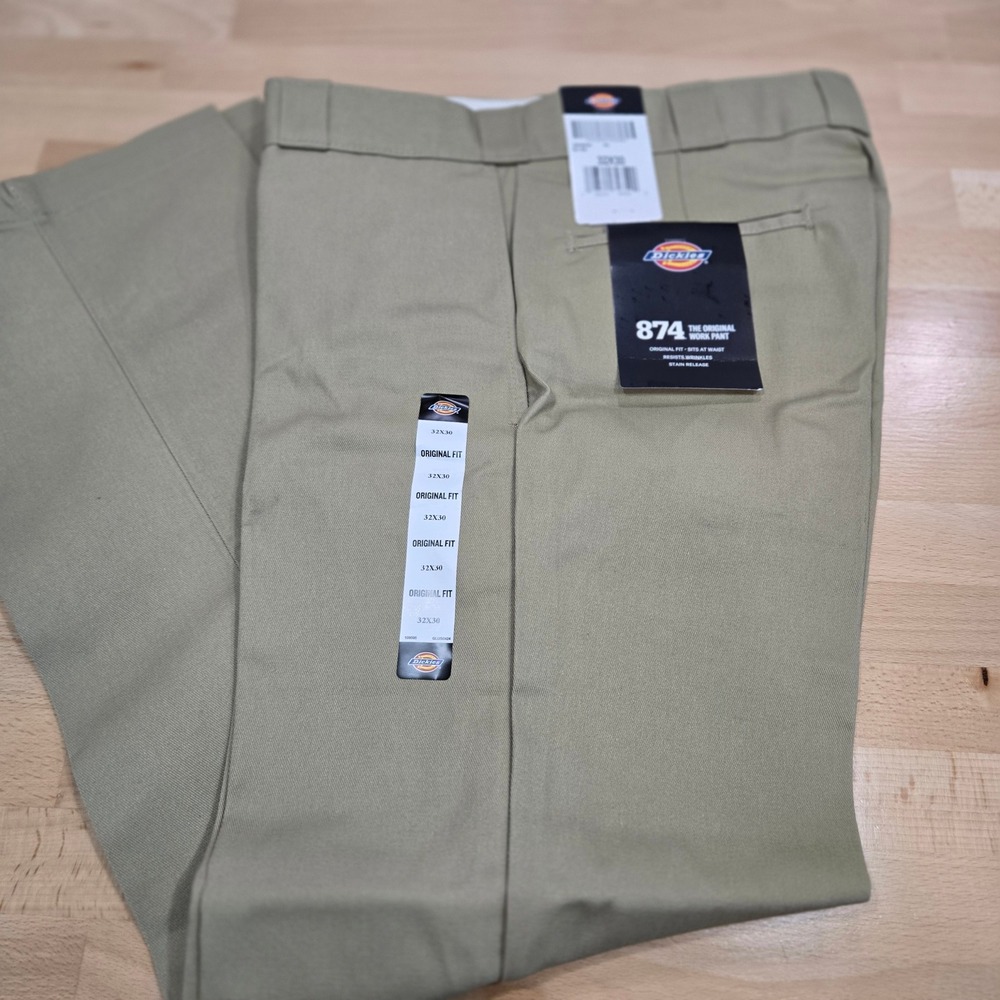 Dickies 874 The Original Work Pant Men's 32x30 New with Tags Beige Khaki Trouser